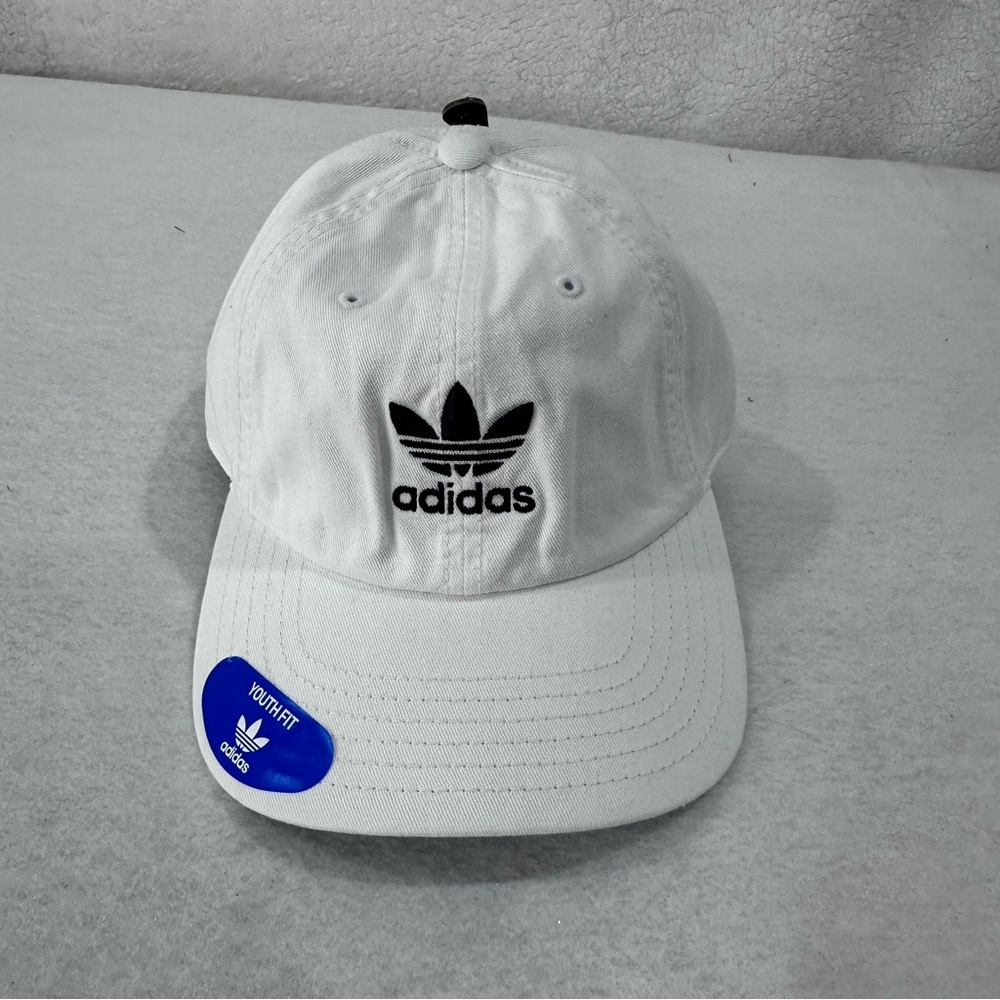 Adidas Youth Fit White Hat